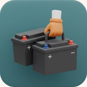 ايقونة تبديل بطاريات