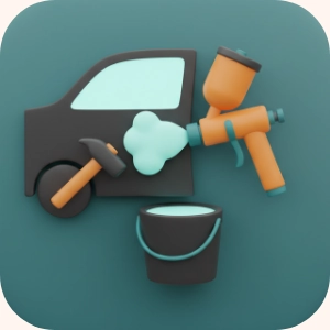 ايقونة صبغ سيارات