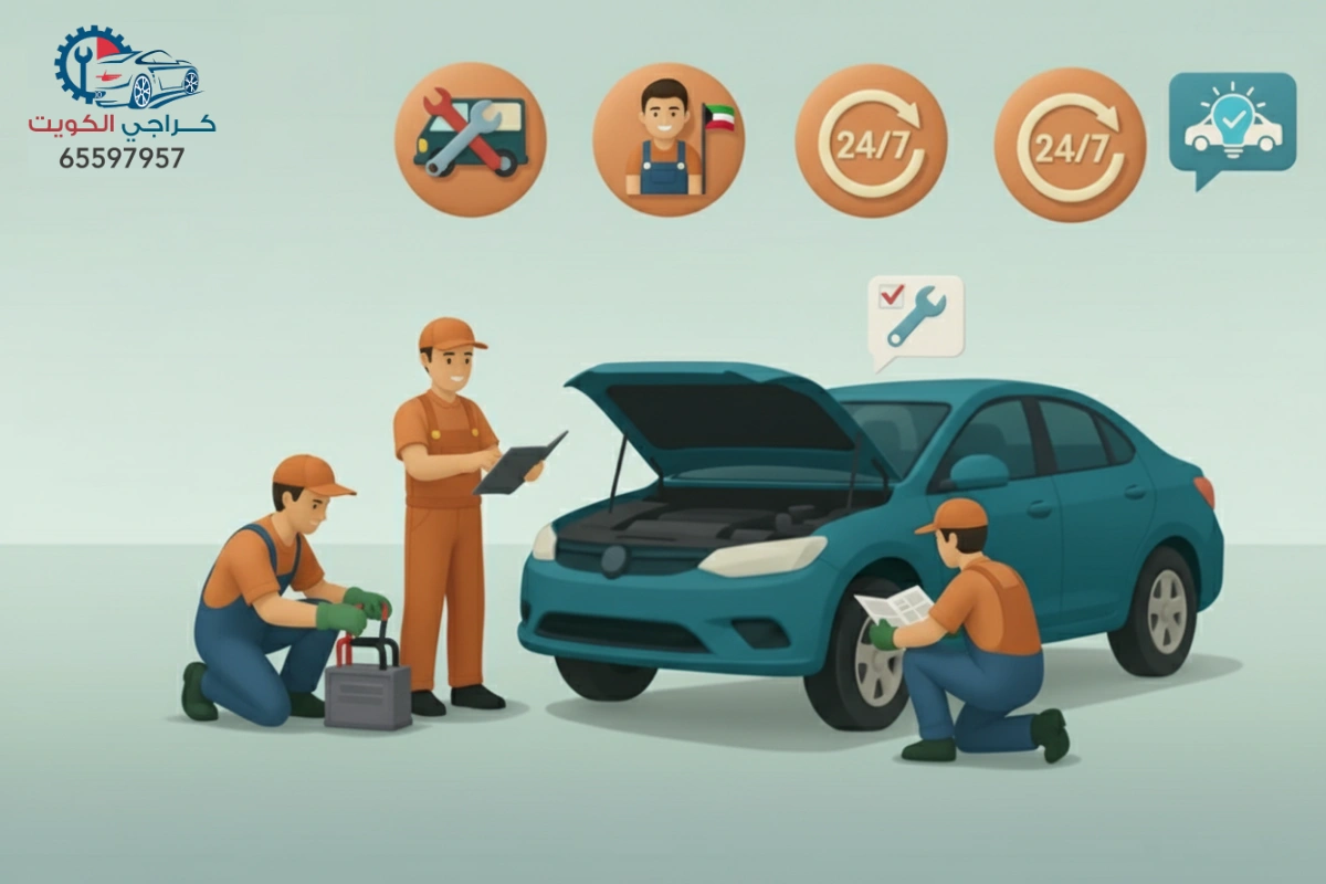 ارشادات ونصائح لصيانة السيارات من "كراجي الكويت" الكراج المتنقل المتخصص بصيانة السيارات في الكويت.