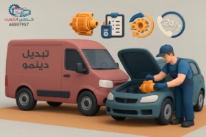 خدمة تبديل دينمو الكويت - كراج متنقل 24 ساعة