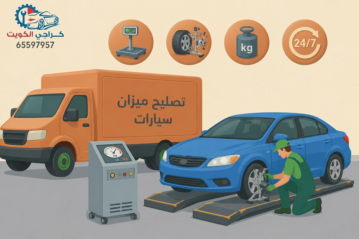 تصليح ميزان سيارات الكويت